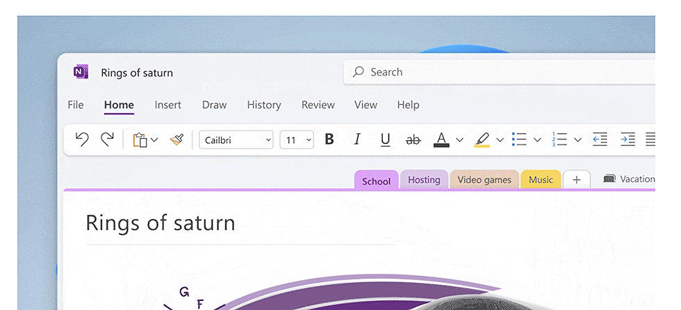 The Vertical Tabs layout you love on other platforms, is now available for OneNote Desktop!