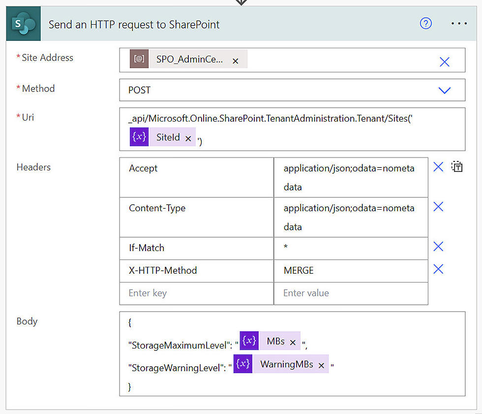 Update Storage Limit Site In SharePoint