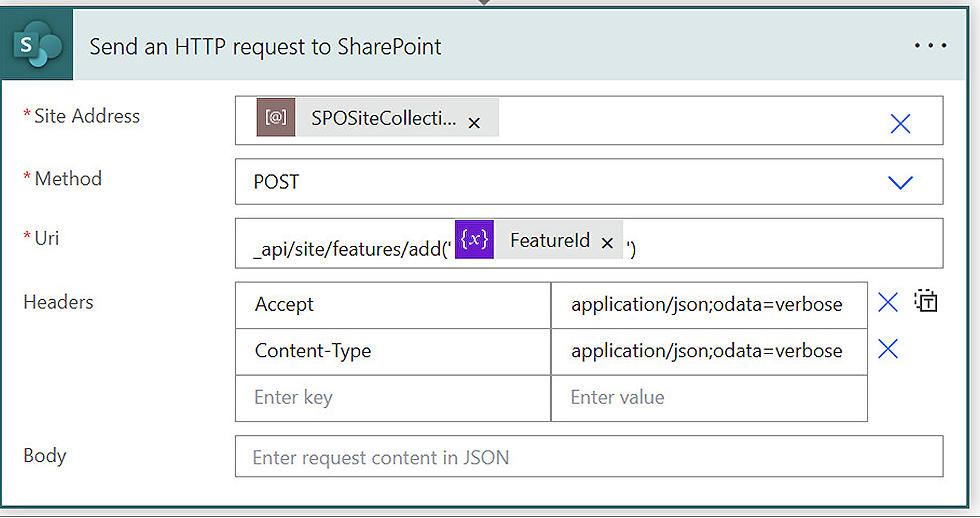 Activate site feature on SharePoint Online