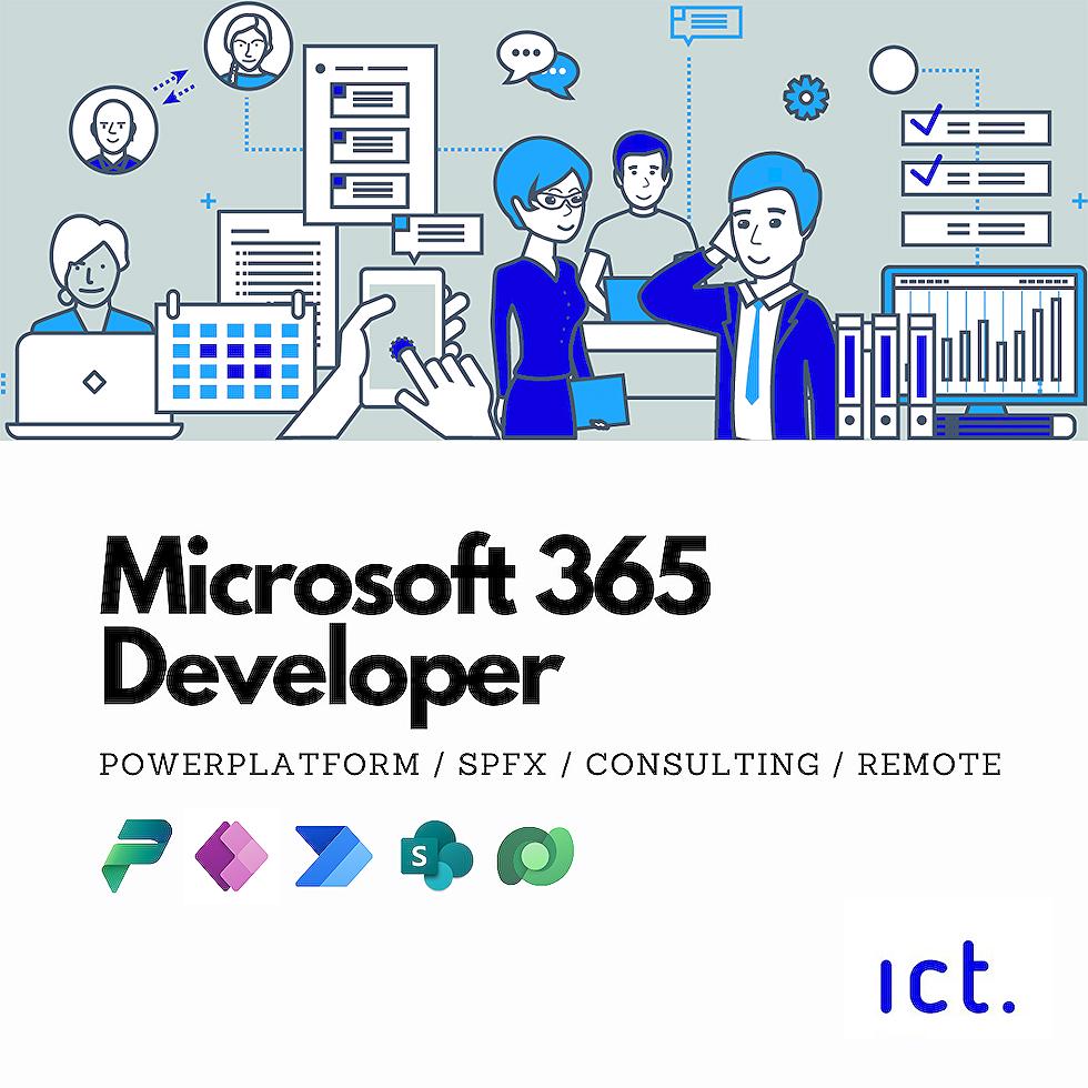 Job: Microsoft 365 Developer - PowerPlatform / SPFx / Consulting / Remote​​