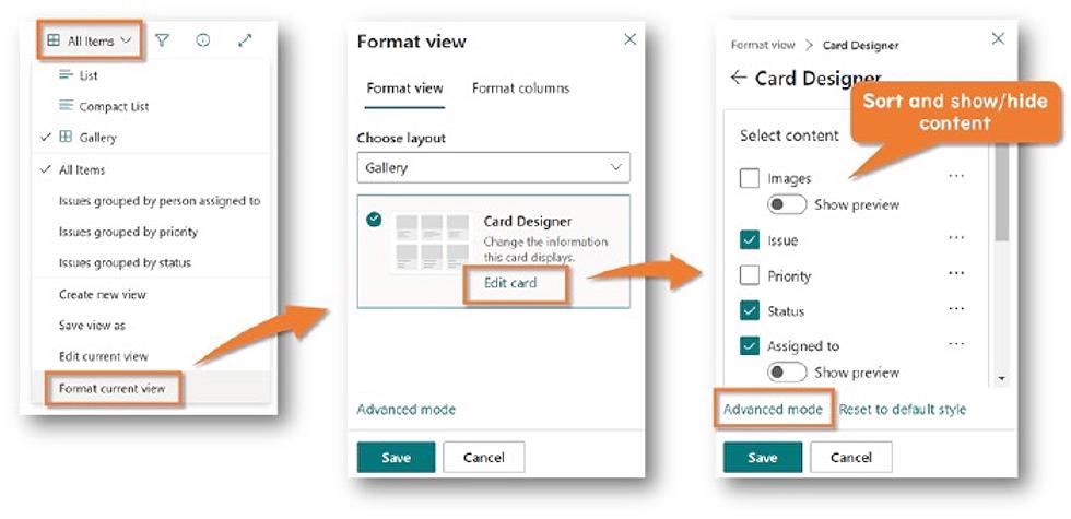 Microsoft Lists: How to change the background color of cards in the Gallery View