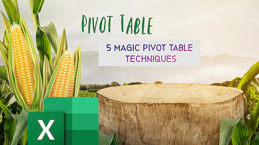 Excel - 5 Magic Pivot Table Techniques