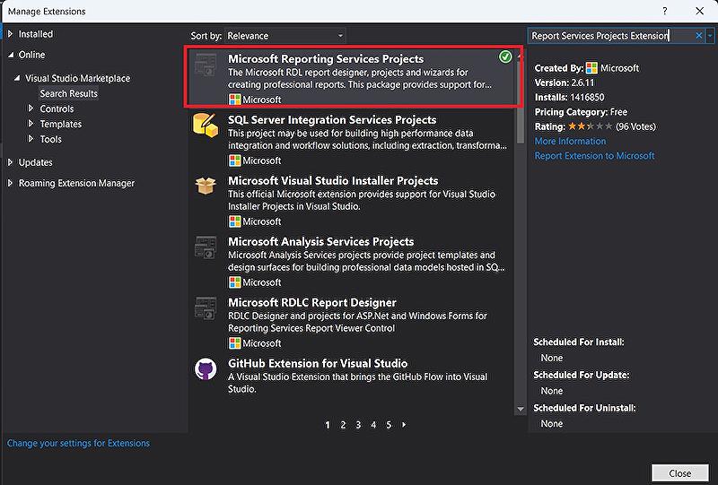 How to install Dynamics 365 Report Authoring Extension from Scratch