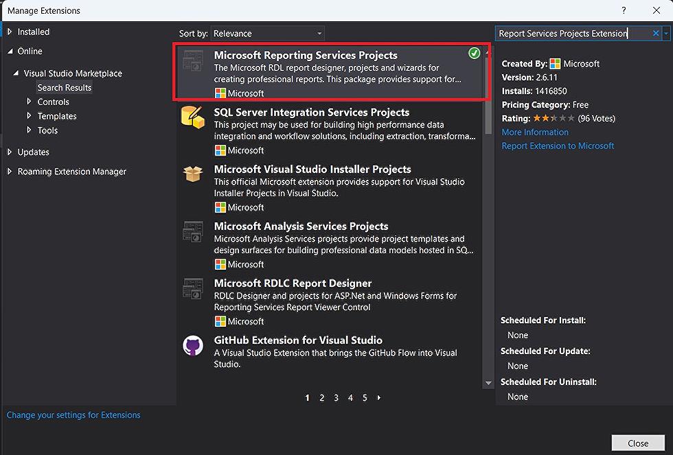 How to install Dynamics 365 Report Authoring Extension from Scratch