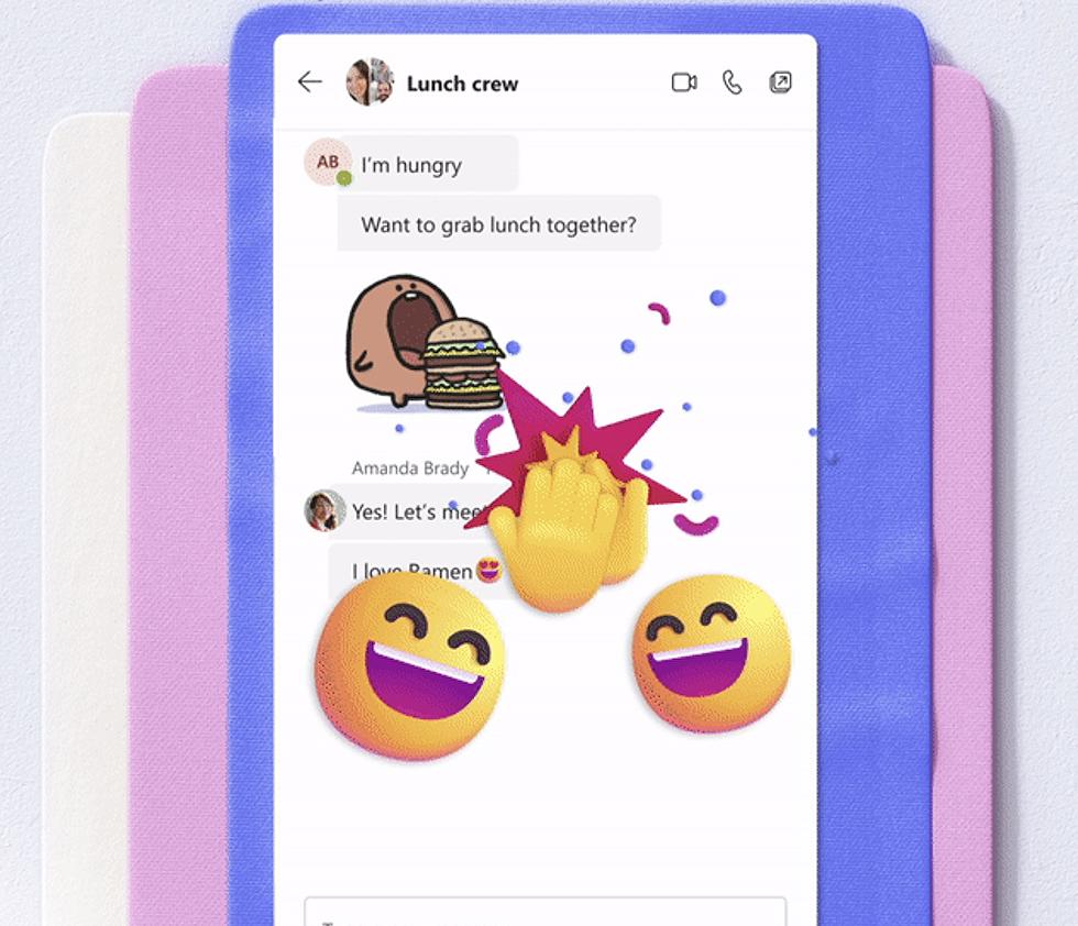 Celebrate success using Together Emojis in Microsoft Teams