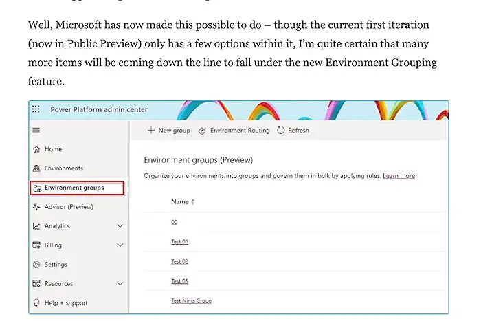 Power Platform - Boost Efficiency: Group Environments in Power Platform