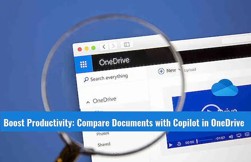 Boost Productivity: Compare Documents with Copilot in OneDrive