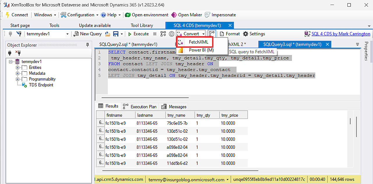 Dataverse: The Importance of OrderBy When Retrieve more than 5k records