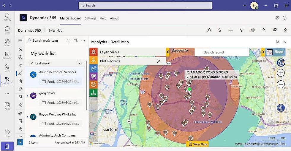 Microsoft Dynamics 365 CRM and Teams Map Integration: Future of Business Productivity