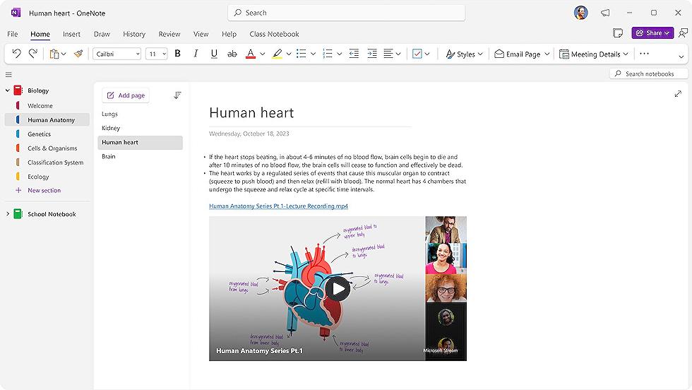 Microsoft OneNote Integration with Stream on SharePoint Now Available