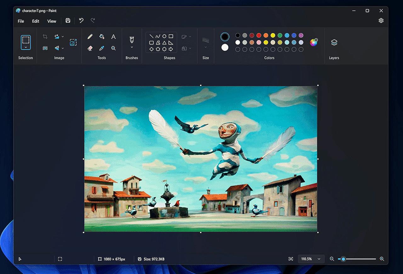 Microsoft Paint will receive a free feature from Photoshop.