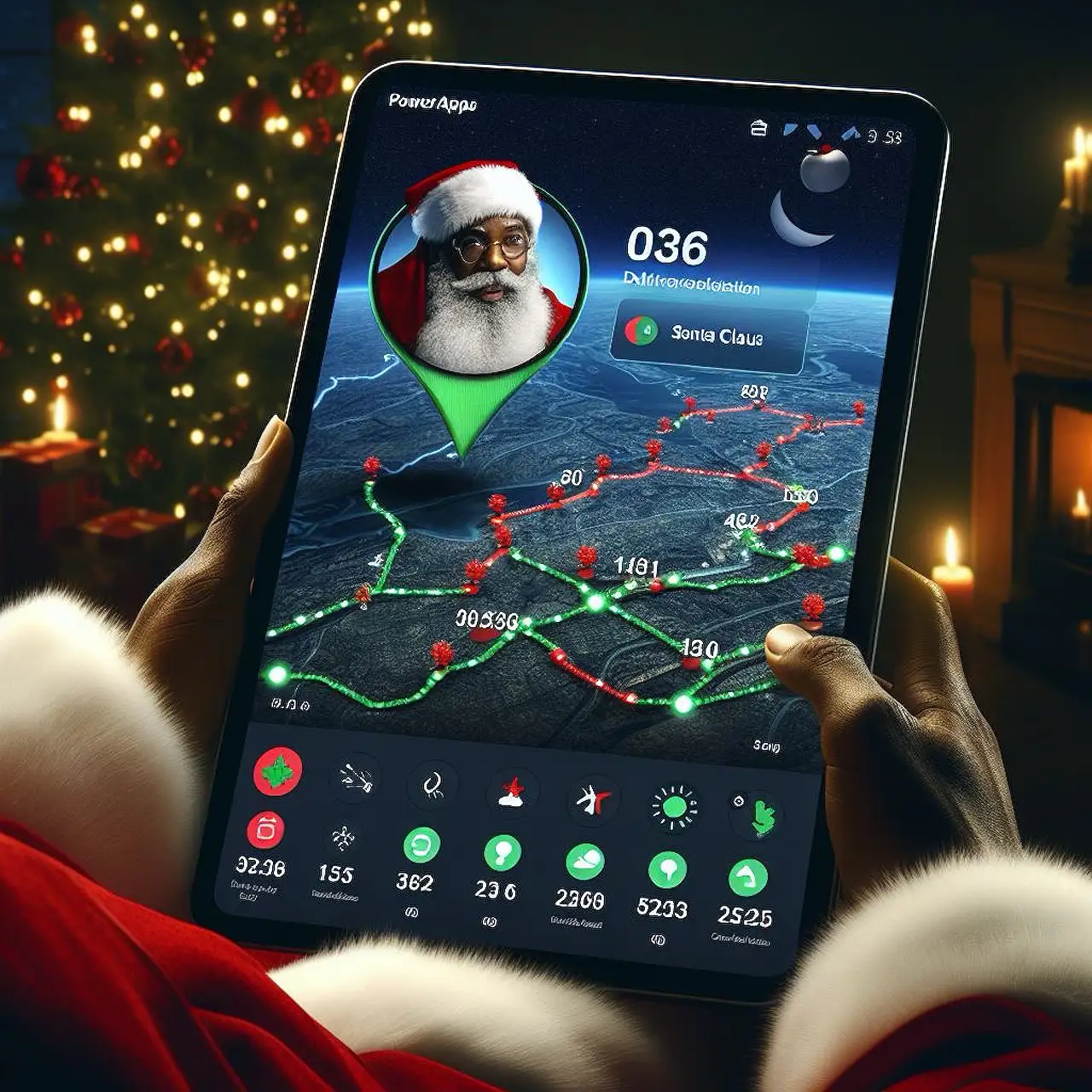 Track Santa Live: Microsoft Power Apps Holiday Guide