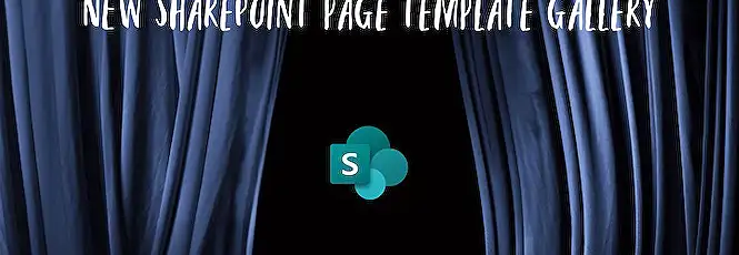 NEW SharePoint page template gallery