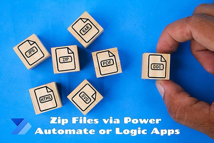 Power Automate - Zip Files with Azure Function & Power Automate Guide